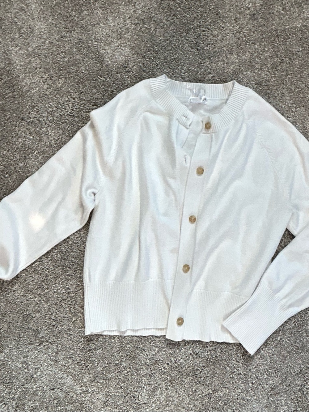 Orange Kiss Cream Cardigan - Medium
